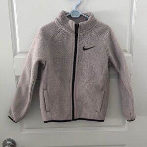 Nike Kids Jacket - Light Gray with Black Details